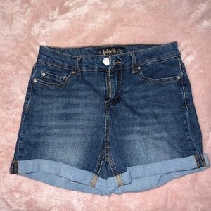 High Waisted Denim Jean Shorts